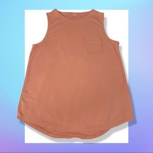 🥀DUSTY ROSE🥀 Tank Top with Front Pocket